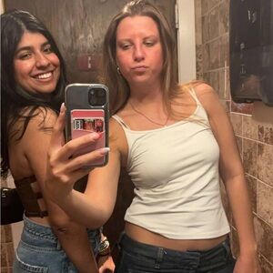 PRINCESS POLLY BROWN CROP TOP